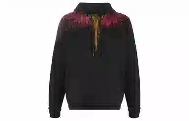 Marcelo Burlon Wing Print Hoodie Black