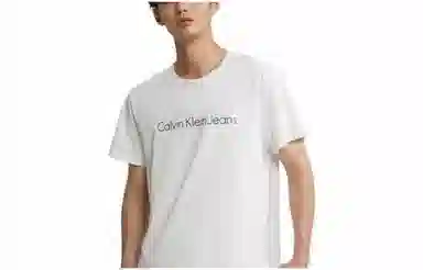 Calvin Klein Logo Print Crewneck T-Shirt