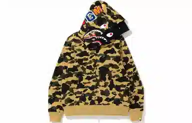 A BATHING APE 1st Camo Shark Hoodie