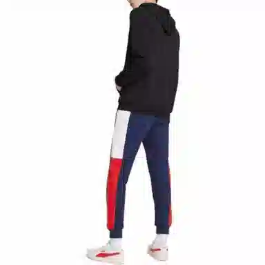 Puma Ess Logo Hoodie Jacket Black