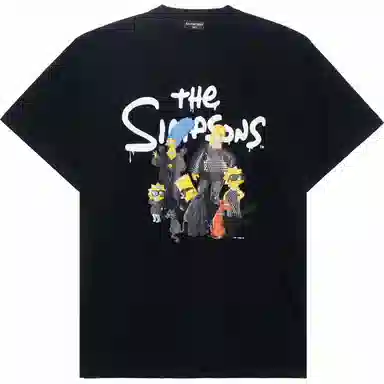 Balenciaga x The Simpsons T-Shirt Black