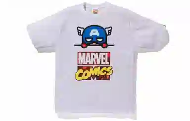BAPE x Marvel Captain Tee White