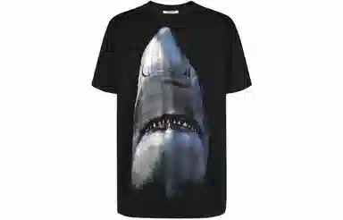 Givenchy Shark Print T-Shirt Black