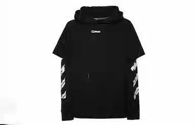 OFF-WHITE SS20 Airport Tape Hoodie