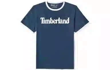Timberland Crew Neck Printed T-Shirt Deep Sapphire Blue