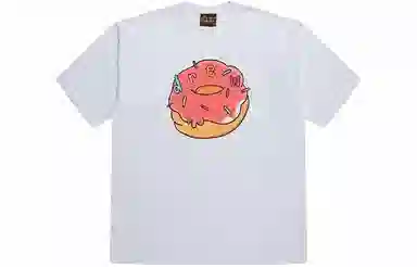 Drew House logo FW21 Donut Ss Tee Whtie T