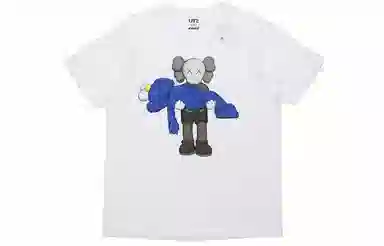 UNIQLO x KAWS Blue Graphic Tee White
