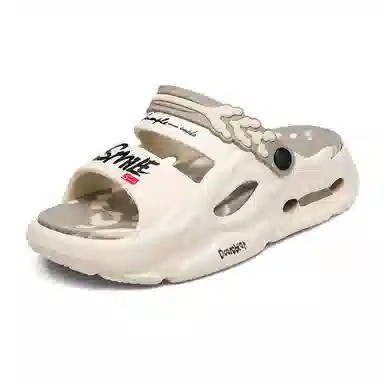 萌芽熊 两穿时尚踩屎感舒适 沙滩凉鞋 男女同款