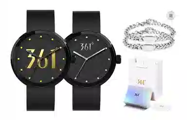 361° Quartz Watch Black Dial