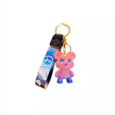 咕轹 卡通变色龙包包公仔创意 谷圈挂件