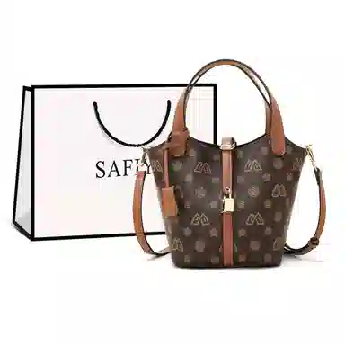 Safiya Bucket Bag Brown