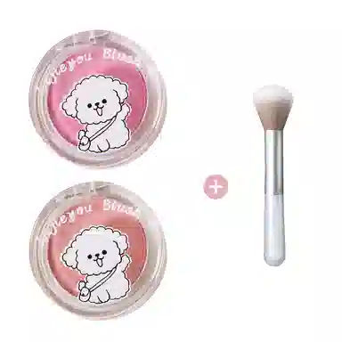 丽洁悠 线条小狗腮红怦怦腮红 提亮肤色