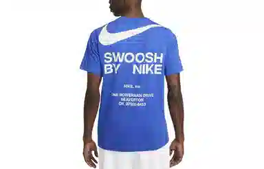 Nike NSW Tee Big Swoosh Blue