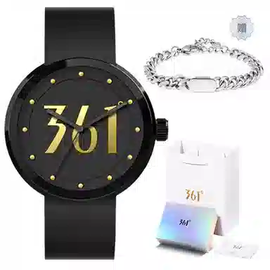 361° Quartz Watch Black Dial