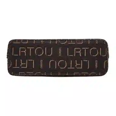 老人头 简约时尚通勤百搭高级感 合成革 单肩包 女款 咖色