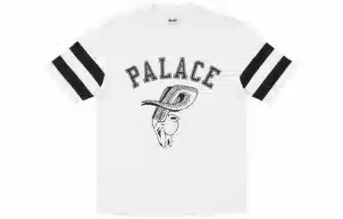 PALACE Goat Football Jersey White T
