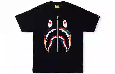 A BATHING APE Shark Series Tie-Dye T-Shirt