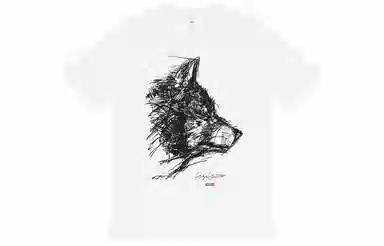 Supreme x Yohji Yamamoto Wolf Sketch Tee