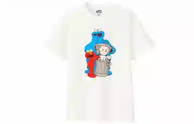 UNIQLO x SESAME STREET x KAWS T-Shirt White