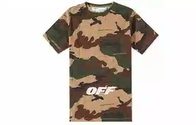 OFF-WHITE Camo Embroidered Tee