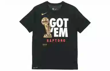 Nike Toronto Raptors Championship T-Shirt Black