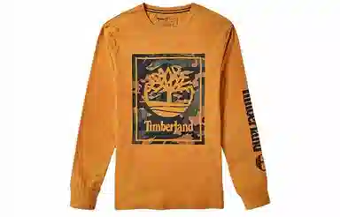 Timberland Camo Crewneck Long Sleeve Tee