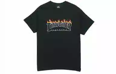 Thrasher Flame T-Shirt Black