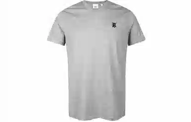 Burberry V-Neck T-Shirt Light Grey