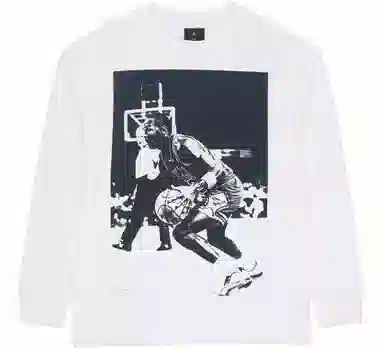 Jordan x Union SS22 Long Sleeve Tee White