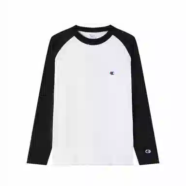 Champion Long Sleeve Tee White Black