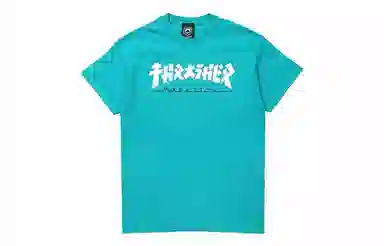 Thrasher Crew Neck T-Shirt Jade Green