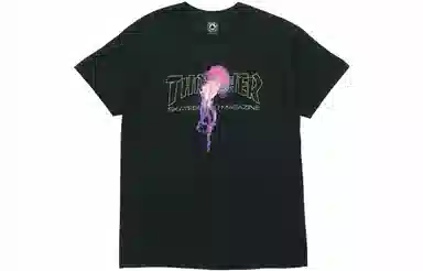 Thrasher Atlantic Drift T-Shirt Black