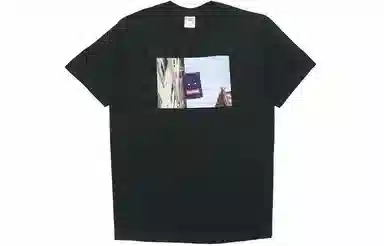 Supreme Banner Tee Black