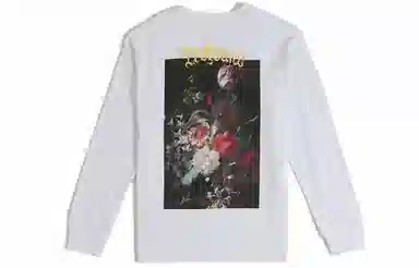 Profound Floral Oil Painting Long Sleeve Tee