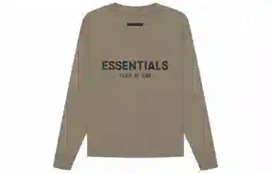 Fear of God Essentials SS21 Long Sleeve Tee Taupe
