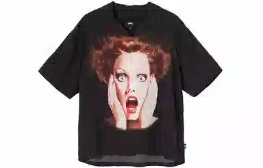 Stussy Harumi V-Neck T-Shirt Black