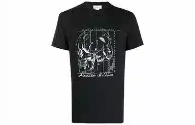 Alexander McQueen SS22 Black T-Shirt