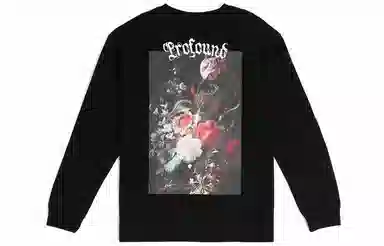 Profound Floral Oil Painting Long Sleeve Tee