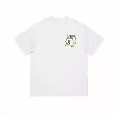 BOS BEAR Floral Embroidered T-Shirt