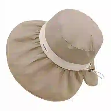 杨同学 大帽檐出游  防紫外线  户外 海边度假 聚酯纤维 防晒帽 女款