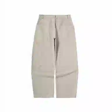 膨胀潮牌 膨胀潮牌阿苏特染成衣洗水纯棉宽松立体休闲弯刀工装裤 男女同款