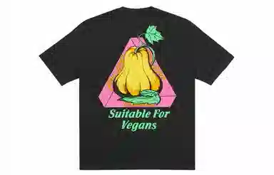 PALACE Nein Cheese Nein Egg T-Shirt Black T