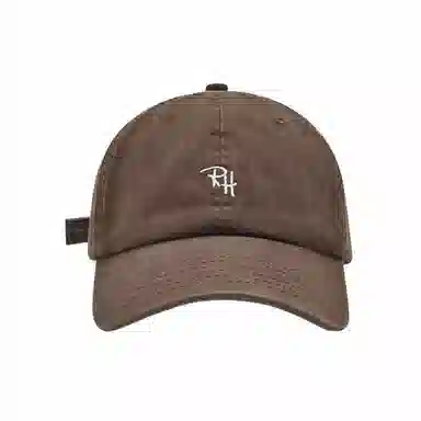 【RH刺绣潮流字母 显脸小】 攸委 街头潮牌简约百搭韩版遮阳软顶大头围大帽宽檐 棉 鸭舌帽 男女同款情侣款