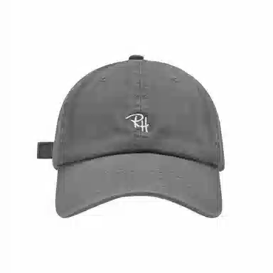 【RH刺绣潮流字母 显脸小】 攸委 街头潮牌简约百搭韩版遮阳软顶大头围大帽宽檐 棉 鸭舌帽 男女同款情侣款