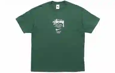 Stussy x Nike Graphic Tee Green