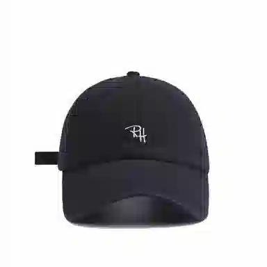 【RH刺绣潮流字母 显脸小】 攸委 街头潮牌简约百搭韩版遮阳软顶大头围大帽宽檐 棉 鸭舌帽 男女同款情侣款