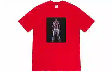Supreme Tupac Hologram Tee Red
