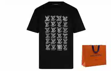 Louis Vuitton Logo T-Shirt Black