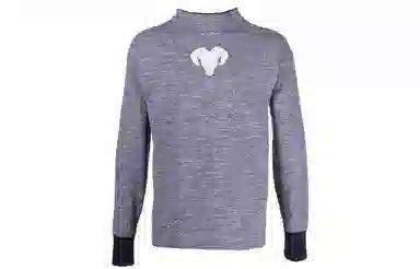 Maison Margiela SS22 Printed Crewneck Long Sleeve Tee Purple