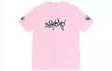 Supreme Rammellzee Tag Tee Pink